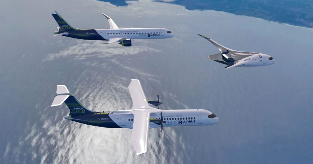Aviones futuristas de Airbus